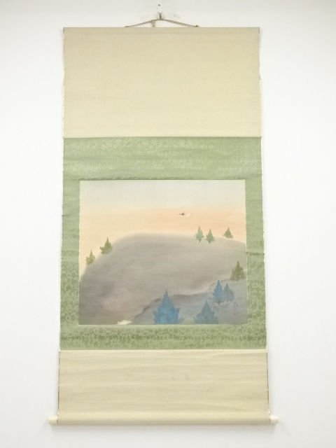 JAPANESE HANGING SCROLL / HAND PAINTED / DAWN